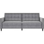 Støraa Светлосив кадифен диван 203 cm Hartford - Støraa (5923880)