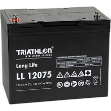 TRIATHLON LL12075 12V 75Ah long life