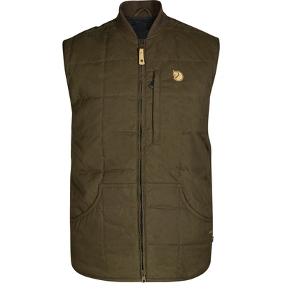 Fjällräven pánska vesta Grimsey dark olive