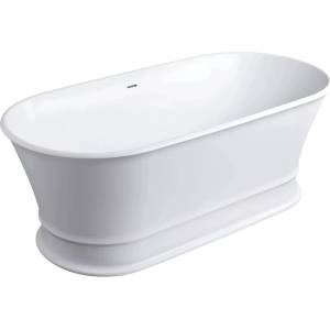 Omnires Свободностояща вана Omnires Classica M+, композит, бял мат, 170x84 см (CLASSICA170WWZPBM)