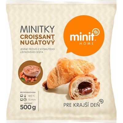 Mrazený Minit Home Minitky croissant nugátový 500g