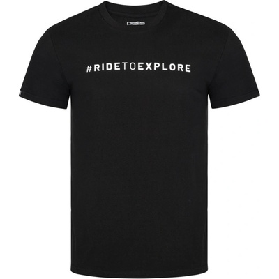 Pells tričko Journey s logem #RideToExplore black