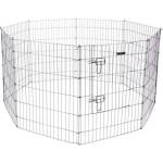KERBL Puppy and Small Animal Pen - ограждение за кученца и малки животни, 8 елемента 57 x 78 см, диаметър 143 см - 81715