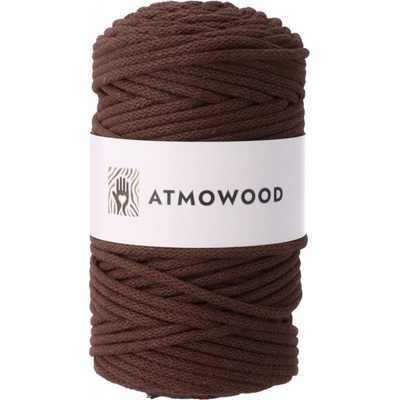 Atmowood příze 5 mm - tmavě hnědá