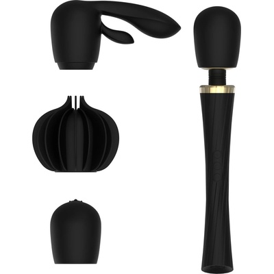 Tracy's Dog Hammer Magic Wand Vibrator Set Black-Gold