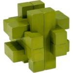 Fridolin Логически 3D пъзел Fridolin Bar Construction Green
