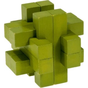 Fridolin Логически 3D пъзел Fridolin Bar Construction Green
