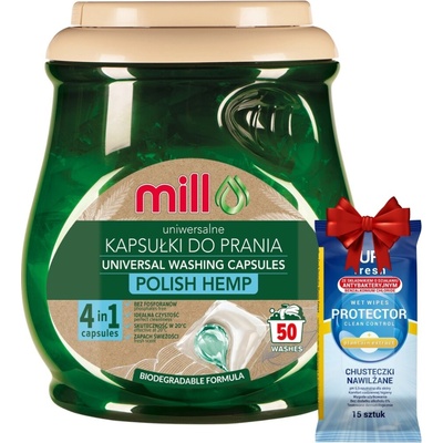 Ecomill Prací Kapsle Polské Hemp 50 PD