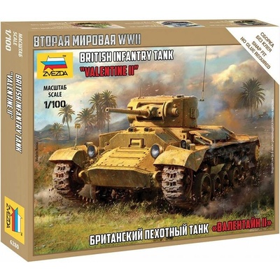 Zvezda Valentine Mk.II 1:100