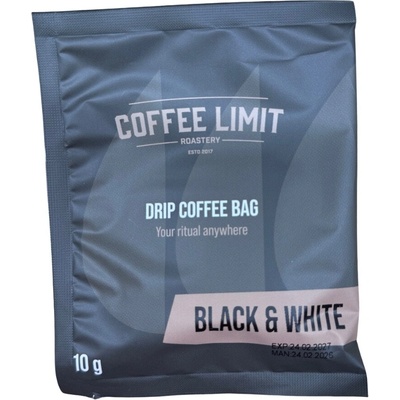 COFFEE LIMIT DRIP COFFEE BAG Black & White 10 g