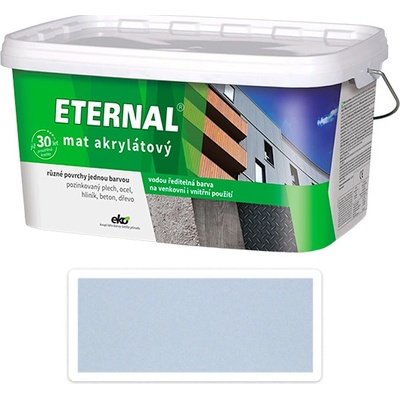 ETERNAL Mat akrylátový vodouriediteľná farba 5L Svetlosivá 02