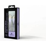 Gembird high-quality silicone 8-pin charging and data transmission cable 1.5m purple
