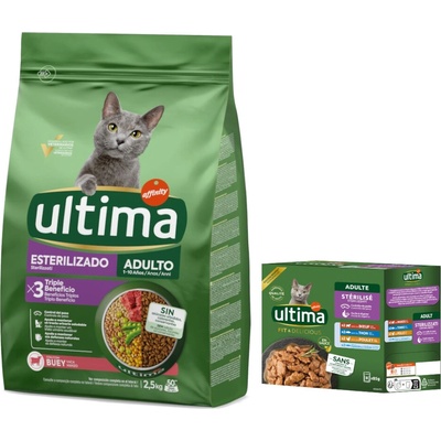 Ultima Cat Sterilized Adult hovädzie 2,5 kg