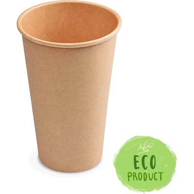 Wimex Papierový pohár kraft O90mm 510ml