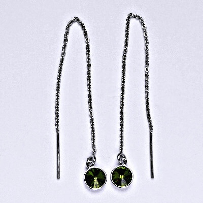 Čištín řetízkové protahovací se Swarovski krystalem olivine NŘ 1336