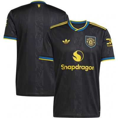 adidas Manchester United Pánský 2025/26 Third Replica Jersey Black