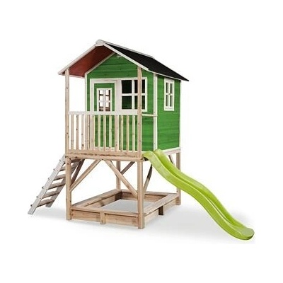 EXIT TOYS Zahradní cedrový domeček Exit Loft 500 zelený