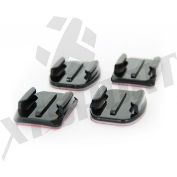 TMC NALEPOVACÍ DRŽÁKY - 2x rovný + 2x zakřivený Insta Osmo GoPro HR81-BK