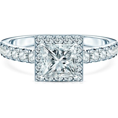 Savicki Zásnubný prsteň This is Love biele zlato laboratórne diamanty TIL P PR 50 LAB B