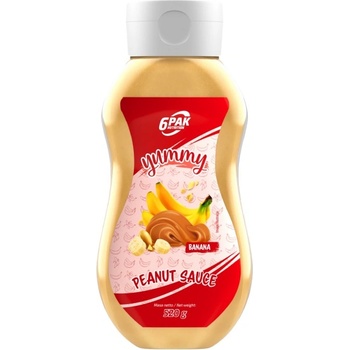 Image 1 of 6PAK Nutrition Yummy Peanut Sauce - Banana [520 мл] Банан