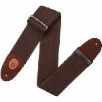 Levy's Signature Cotton 3.0 Standard Brown Колан за китара (MSSC4-BRN)