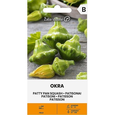 Seklos Тиквички Патисон зелени Okra