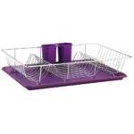Muhler Сушилник за съдове Muhler MR-4831CR 48x31x10cm, лилав (MR-4831CR) - potrebno