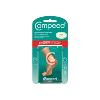 Compeed náplasť na pľuzgiere na nohách stredná 5 ks