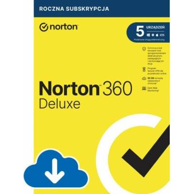 Norton 360 Deluxe 5 lic. 3 roky (21441569)