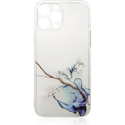HQWear Кейс Marble за iPhone 12 Pro Max, син (9145576251522)