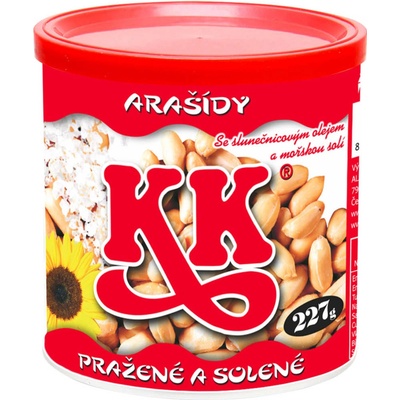 Alika K&K Pražené arašídy solené 227 g
