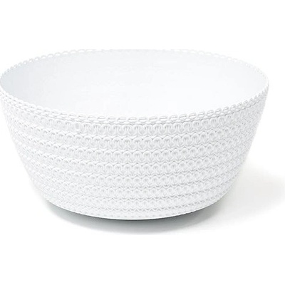 LAMELA, kvetináč žardinka JERSEY 24 x 13,2 cm, biely