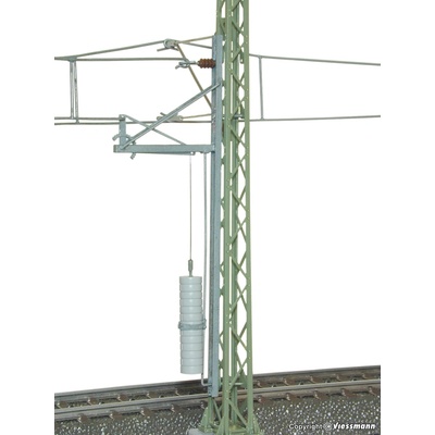 Viessmann H0 Trolejový stožár vrchního vedení, páka, zátěž, 115 mm 4165