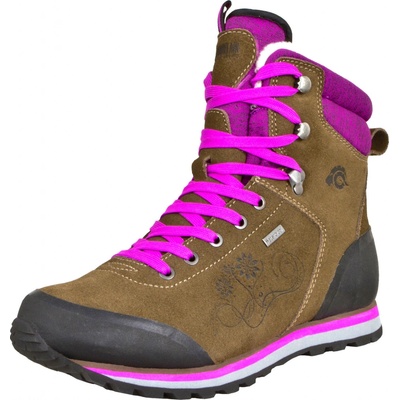 Guggen Mountain dámské turistické vysoké kožené nepromokavé boty HPM59