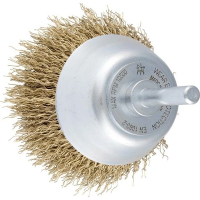 PFERD TOOLS PFERD TOOLS Hrncová kefa, nepletená, TBU Ø50 mm, driek Ø6 mm, mosadzovaný oceľový lanko Ø0,25 mm 43210005 10