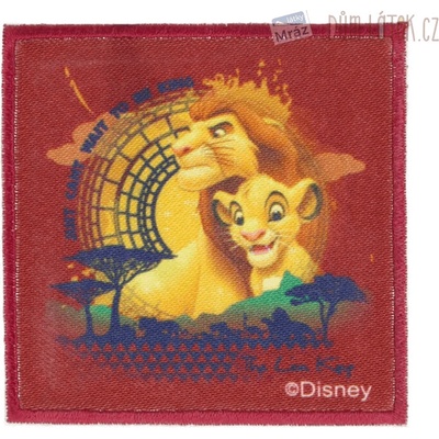 Nažehľovacia aplikácia Lion King