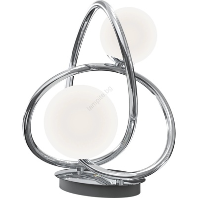 WOFI 8014-207 - LED Настолна лампа NANCY 2xG9/3, 5W/230V лъскав хром (W3994)