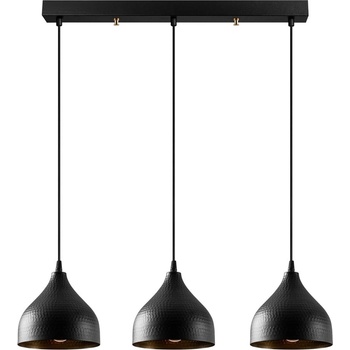 Opviq Черно висящо осветително тяло с метален абажур Tattoo - Opviq lights (584TTM1379)