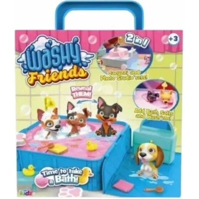 Kensho Washy Friends Farebné odhalenie šteniatka s jacuzzi a 7 doplnkami