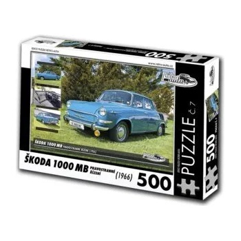 Image 1 of Retro cars - Puzzle Škoda 1000 MB (1966) - 500 piese