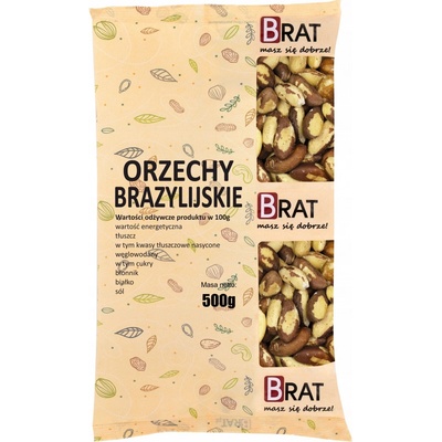 BRAT Brazilské ořechy celé ořechy 500 g