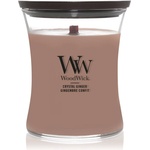 WoodWick Crystal Ginger ароматна свещ с дървен фитил 275 гр
