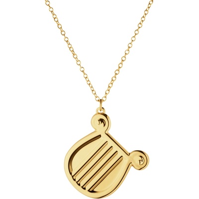 Georg Jensen Pozlacená vánoční ozdoba CC 2026 – Harp