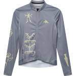 CafÉ du cycliste Мъжка фланелка с дълъг ръкав за колоездене CAFÉ DU CYCLISTE Constance Cycling jersey - Cliffside Gray - размер XXL (056-4334-0115)