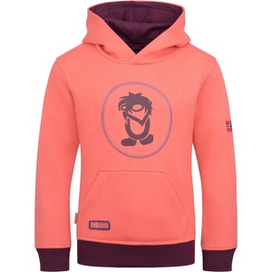 TROLLKIDS Детски суичър Trollkids Kid's Troll Sweater Hoodie - Pink Salmon / Deep Ruby - размер 164 (EU) (704-2046-3419)