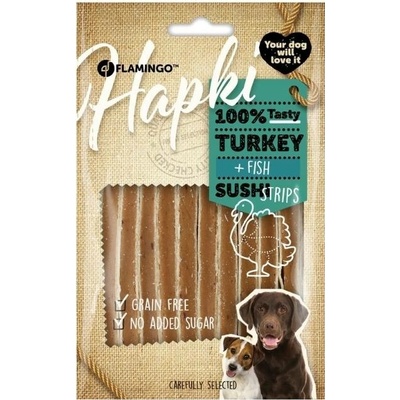FLAMINGO Hapki Turkey & Fish Sushi Strips 85 g