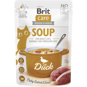 Brit Care Cat Soup with Duck супа за котки с патешко месо 75gr