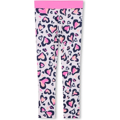 Billieblush legíny sportovní Leoprad růžové