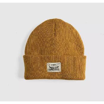 Levi´s Backpatch beanie hořčicově čepice Žlutá 000J4-0015
