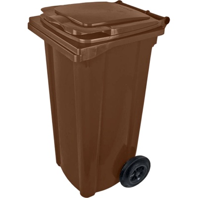 J.A.D. Tools popelnice plastová, 120L, hnědá